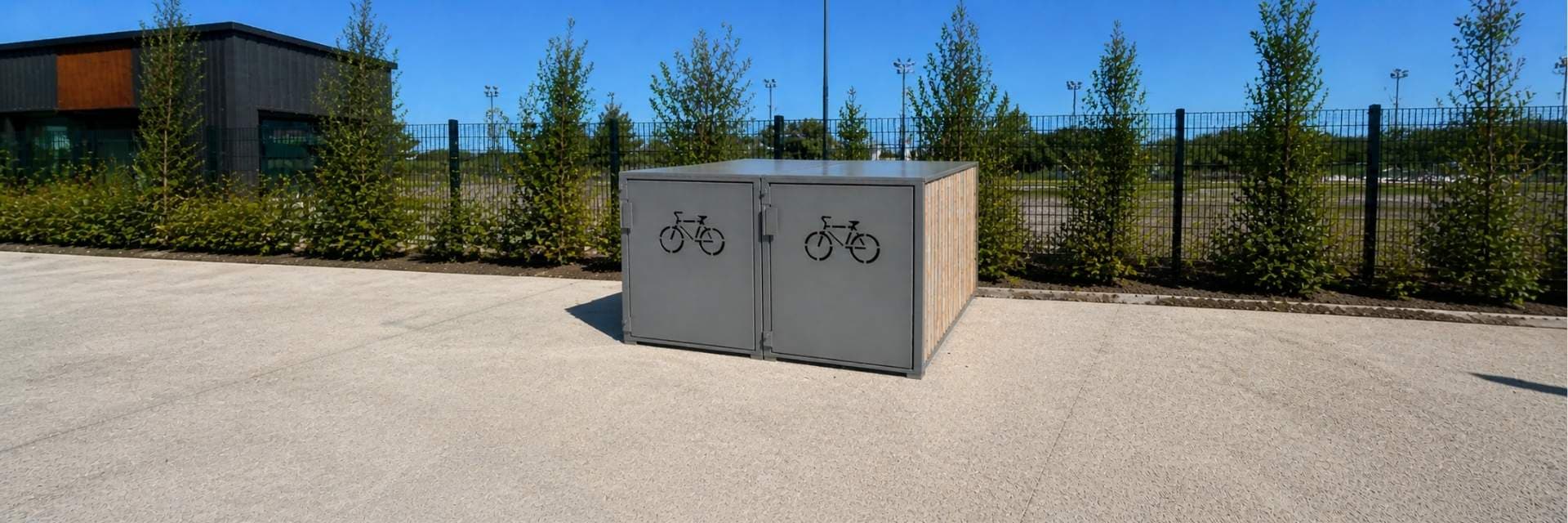 Box vélo individuel sécurisé en acier Steelbox
